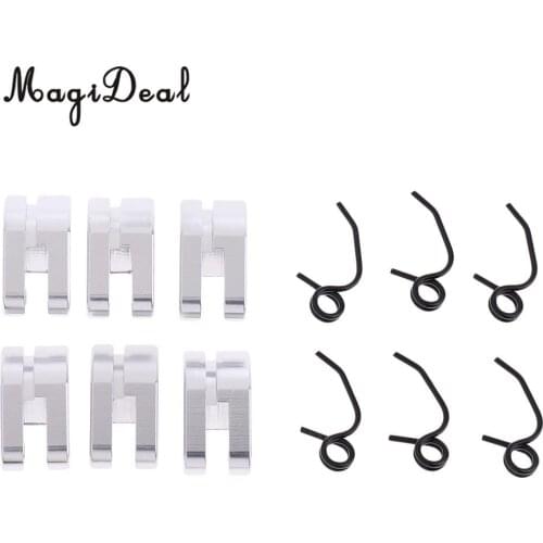 MagiDeal 6Pcs/Set Aluminum Alloy Clutch&Spring for 1/8 Scale RC Car Buggy Truck Upgrade Remote Control Parts