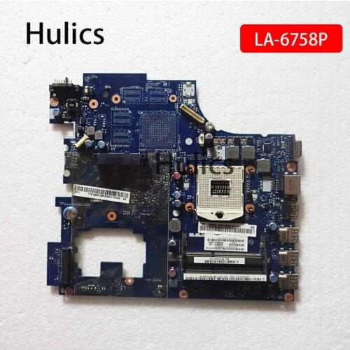 Hulics Original laptop Motherboard For LENOVO G770 Y770 PIWG4 LA-6758P HM65 DDR3 Mainboard