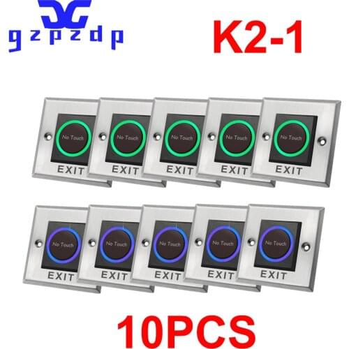 10 PCS Metal door Release button IR Contactless No touch Infrared exit button
