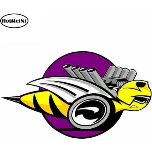 HotMeiNi 13cm x 7.6cm for DODGE RUMBLEBEE Sign Cartoon Oem Funny Car Stickers RV VAN 3D DIY Fine Decal Bumper Truck Graphics