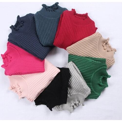 New Baby Boys Clothes Childrens Sweater Autumn Kids Pullovers Winter Baby Girls Turtleneck Sweater Clothing Christmas Sweater