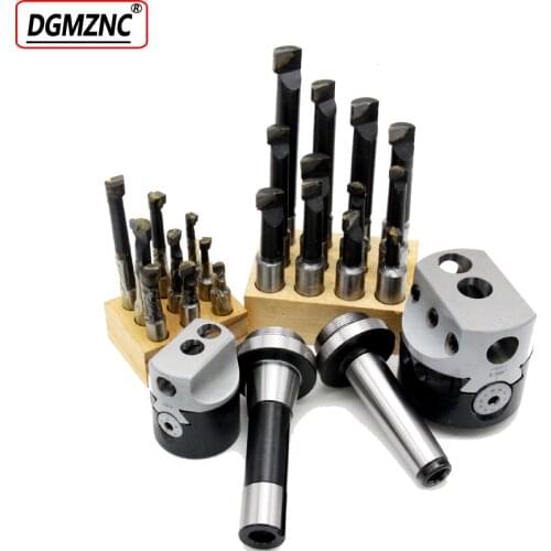 1set boring tool 2" 75mm boring head+1pcs tool holder NT40 BT40 chuck for cnc lathe bored