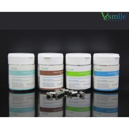 Dental Alloy Materials for Co-Cr/Ni-Cr Alloy of Ceramic Restorations PFM