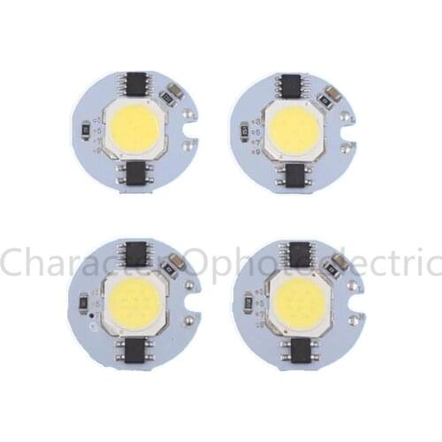 10 pcs COB LED Lamp Chip 3W 5W 7W 9W LED COB Bulb Lamp 220V IP65 Smart IC Driver Cold/ Warm White LED Spotlight Floodlight