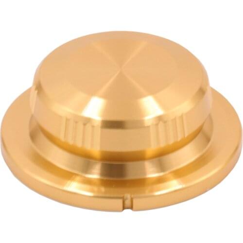 50x18mm Solid Aluminum Knob Golden Silver Black 6mm hole with screw for AUDIO Amplifier DVD Music player