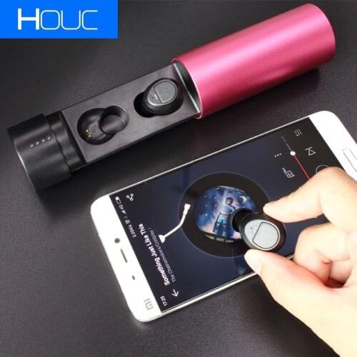 TCunPT New TWS Pull-type Charging Bin Wireless Bluetooth Headset 5.0 Stealth Mini Waterproof Sport Running Earphone