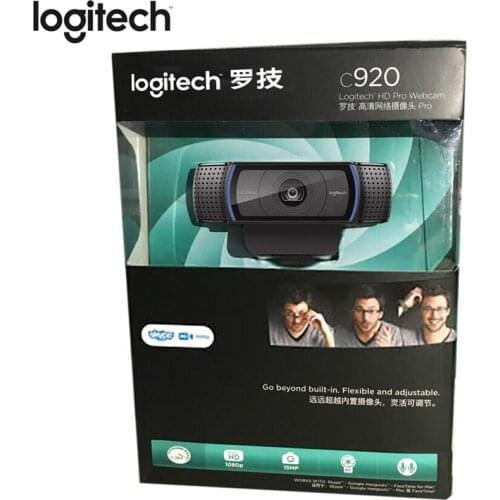 Logitech c920 Pro FULL HD 1080p/30fps-720p/fps Webcam Auto Focus Web Camera with 15 Million Pixels CMOS 30FPS USB Camera