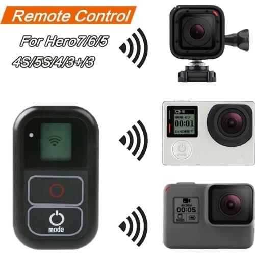 Waterproof WIFI Remote Control For Gopro Hero Max 8/7/6 Black/Silver/white Hero 5 4 3+ 3 / 4 Session 5 Session Camera fusion