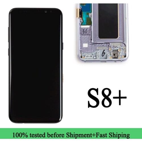 Wholesale Price Lcd For Samsung S8 Plus Display Original G955F With Frame Touch Display For Samsung S8 Plus Screen Pantalla