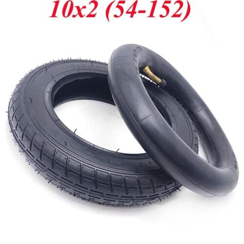 10x2 (54-152) Tire 10x2 Inner Tube Outer Tyre 10 Inch Wheel Tyre for Electric Scooter Childrens Bicycle Baby Carriage Parts