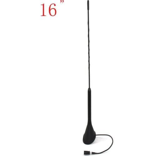 16" Aerial Antenna + Base Car Radio AM/FM Roof Mast Whip for BMW Toyota VW Jetta / Bora / Golf / Polo MK4