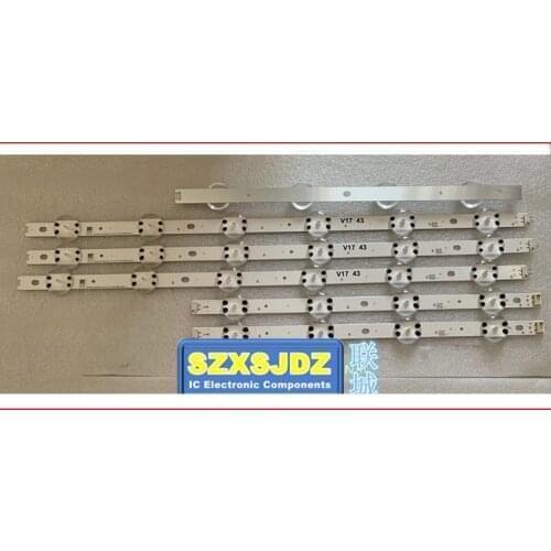 20 Peças/lote Tira CONDUZIDA Para LG 43 "TV 6916L-2867A 6916L-2867F 6916L-2867B 43UV340H E74739 43 V17 ART3 2867 REV0.3 1 100% N