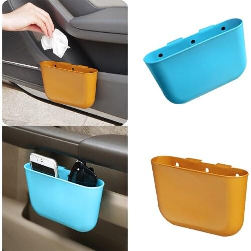 Car Trash Can Hanging Garbage Bin with Storage organizer function For BMW e46