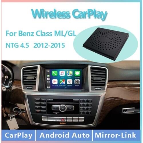 Wireless CarPlay for Mercedes Benz Class ML/GL W166 NTG 4.5 , with Android Auto Mirror Link AirPlay Navigation Functions