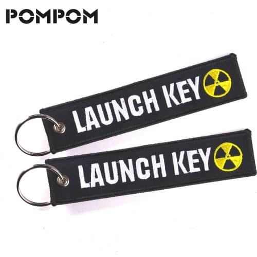 10 PCS/LOT Launch Key Keychain for Motorcycles and Cars Key Fobs Embroidery OEM Scooters chain Keychain Key Tags Keyring Jewelry