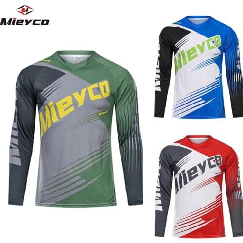 Mieyco Motocross Jersey Bicicletas De Montaña Camiseta Ciclismo Uniforme Ciclismo Men Sport Clothing Maillot Velo Cycling Shirt