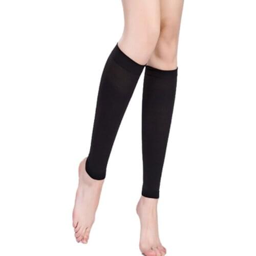 1Pair Leg Sleeves Football Legging Sport Socks Calorie Weight Loss Thin Shin Legs Sun UV Protection Cycling Men Women Socks