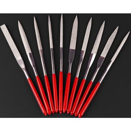 10pcs Metal Needle Files Set Handy Tools Carving Jewelry Diamond Yarn Wood Craft Tools Woodworking File Hand Tool 160mm 180mm