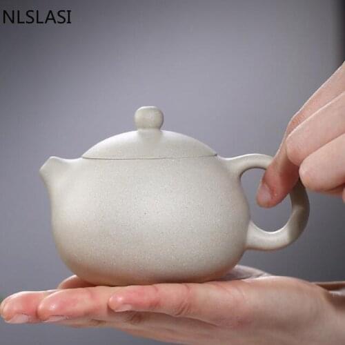 Authentic Yixing Handmade Purple Clay Tea Pot Classic Xishi Teapot Raw Ore Beauty Kettle Chinese Tea Ceremony Gifts 210ml