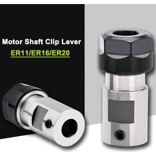 ER11 ER16 ER20 Motor Shaft Extension Collet Chuck for CNC Milling Boring Grinding