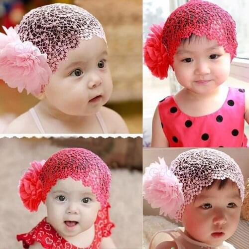 Flower Headband Baby Girl Elastic Hairband Hair Accessories