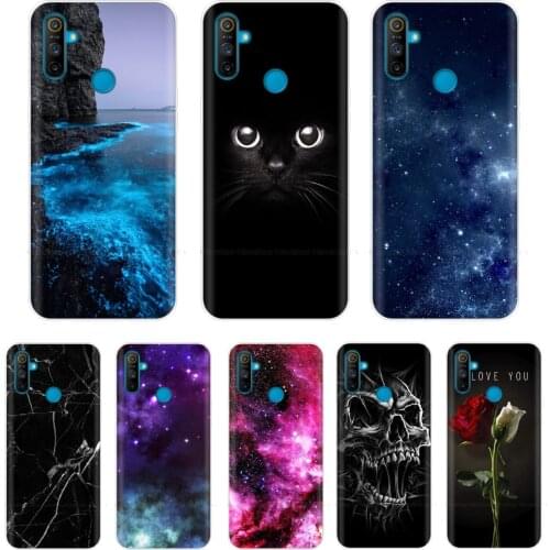 Silicone Cover for Realme C3 Case Soft TPU Coque Cover for OPPO Realme C3 C 3 RealmeC3 Case Bumper Cartoon Phone Shells Fundas