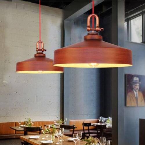Nordic industrial style retro pendant lamp creative restaurant bar cafe corridor iron chandelier
