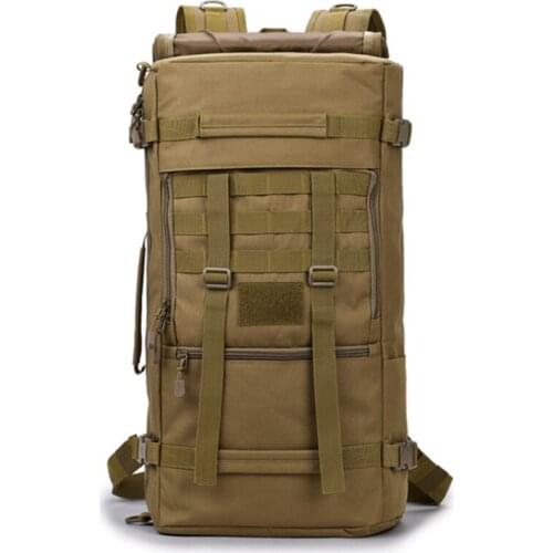 50L Tactical Bag Outdoor Sport Bag Hiking Travel Climbing Adventure Camping Backpack Excellent Quality Large Capacity