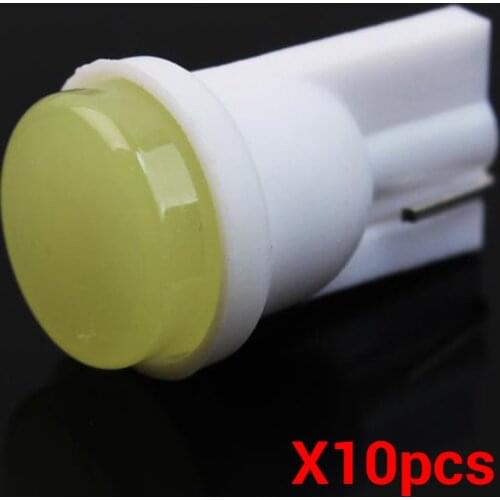 Long Service Life Super Bright Light Universal 5 Colors 12V 1W T10 6 Chip New Auto Car Lamp Bright Side Light Lamp Set 10 Pieces