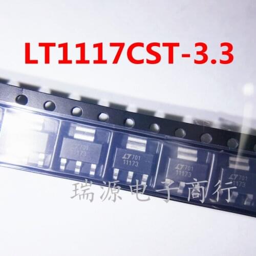 100% New&original LT1117CST-3.3 LT1117CST 3.3V Marking:11173 SOT-223 IC
