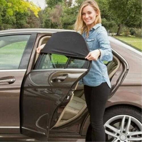 2PCS Car Styling Accessories Mosquito Screen Sunscreen Sunshade Cover Car Curtain Heat Insulation Curtain Dropshipping