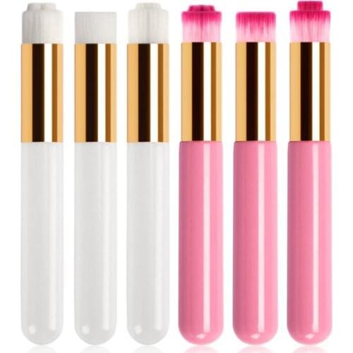 3 Pcs /set Eyelash Cleaning Brush Eyebrow Lash Shampoo Brush Nose Blackhead Cleaning Brush Professional Eyelash Extensions Tool