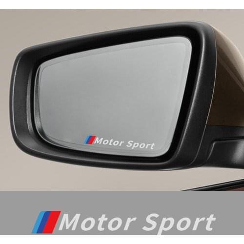 4pcs Car Sticker For BMW E46 E90 E60 E39 E87 E92 E91 E34 F30 E10 F20 F30 G30 X6 X5 X1 X3 Car Accessories Rearview Mirror Decal