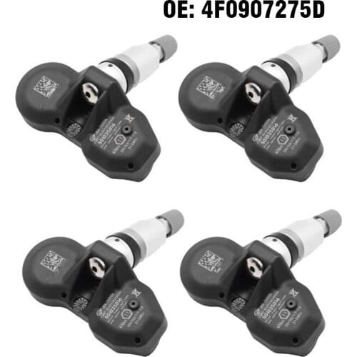 4PCS Car Tire Pressure Monitor Sensor TPMS for Audi A6 2004-2010,A8 1999-2012, A4 03-09,Q7 07-14