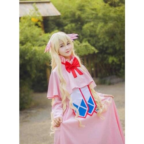 Anime Fairy Tail First Guild Master Mavis Vermilion Cosplay Costume Full Set Free Petticoat Dropshipping