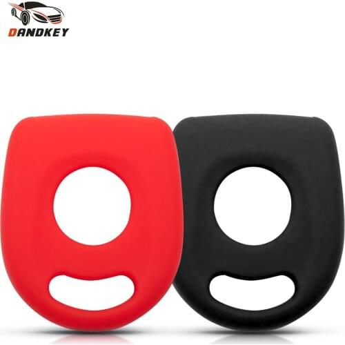 Dandkey 10pcs For Vw Volkswagen Polo Skoda Passat Golf For Seat Ibiza Leon For SKODA Octavia Transponder Cover Silicone Key Case