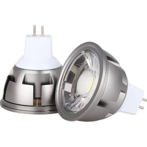 Dimmable MR16 LED COB Spotlight Bulb 6W 9W 12W Lamp Warm Cool White Neutral White DC 12V Lamps for Home Decoration Lighting