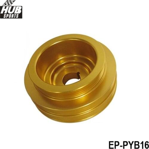 For Honda Civic Integra CRX Del Sol B16 B18 B20 Light Weight Aluminun Crank Pulley HU-PYB16