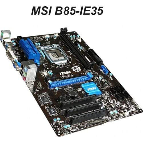 For MSI B85-IE35 Motherboard LGA 1150 Intel B85 Core i7 i5 i3 DDR3 16GB HDMI USB 3.0 SATA3 ATX Desktop Motherboards Used