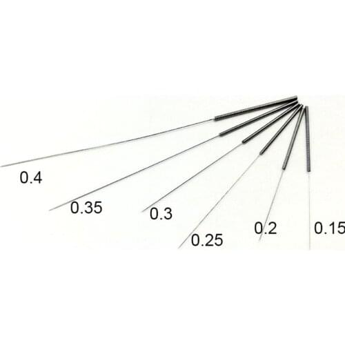 1 Set 5pcs Stainless Steel Nozzle Cleaning Needle 0.15mm--0.4mm For 3D Printer