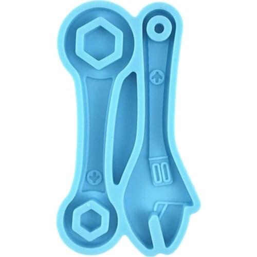 Tool Wrench Epoxy Resin Mold Keychain Pendant Silicone Mould DIY Crafts Jewelry Decorations Casting Mold