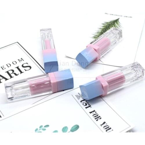 3.5ml Cosmetic Lip Gloss Lip Glaze Brush Container Makeup Lipstick Lip Balm Refillable Bottle Lipgloss Lip Oil Wand Tube Pink