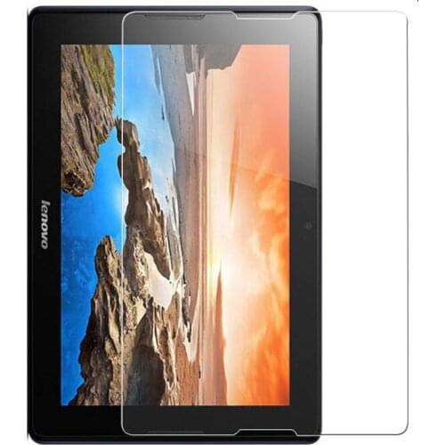 Best Anti-shatter clear tempered glass film For Lenovo A10-70 A7600 10.1" tablet pc HD LCD Screen Protector Protecive Film