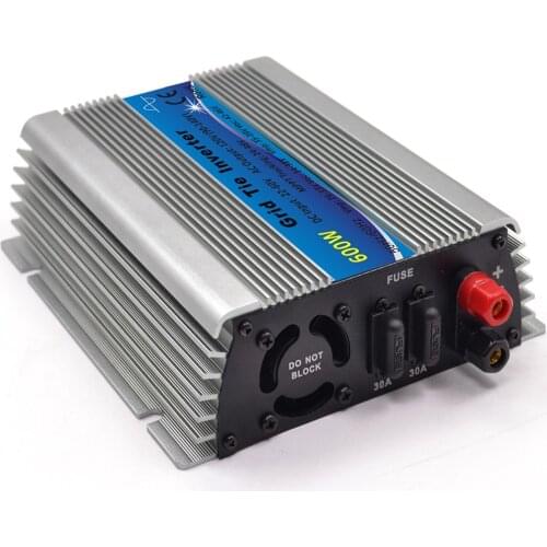Mppt 600W solar power on grid tie micro inverters pure sine wave 22-60V DC to120V or 230V AC