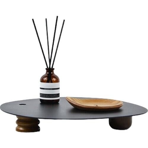 Irregular Shape Display Desktop Tray tea small side table pallet platform stage stand terrace saucer salver cosmetic toiletries