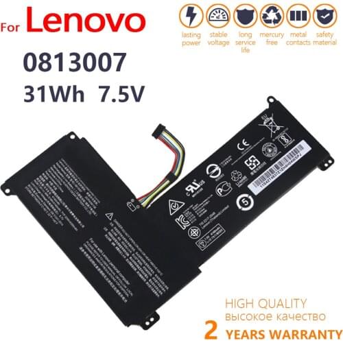 Genuine 0813007 Battery For Lenovo IdeaPad 120S 120S-14IAP Series 81A5 Tablet 5B10P23779 2ICP4/59/138 31Wh Original Batteria