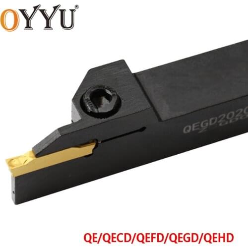 OYYU QECD QEGD QEHD QE 1616 2020 2525 QEFD2020R17-3 QEGD2020R22-4 QEHD2525R22-5 QE1616R-2 Turning Lathe Tool Holder CNC Cutter