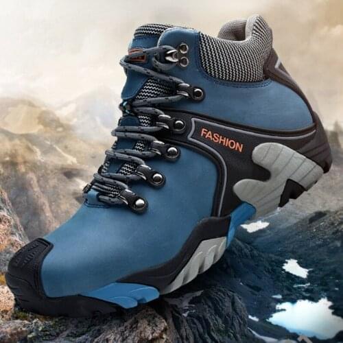 Hiking Shoes Men Woman Winter Mountain Climbing Trekking Boots Top Quality Outdoor Fashion Casual Snow Boots Ankle Boots Plus