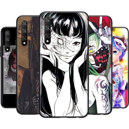 Silicone Cover Anime Girl Mask For Huawei Y9S Y6S Y8S Y8P Y9A Y7A Y7P Y5P Y7 Y6 Y5 Pro Prime 2019 2018 Phone Case