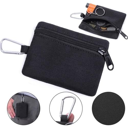 Outdoor Mini Molle Pouch Waist Belt Bag Travel Key Purses Camping Pocket Earphone Holder Coin Wallet Purses Zipper Hunting